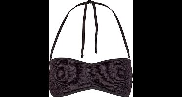 BECO crinkle bikini topje - B-cup - zwart - maat 38