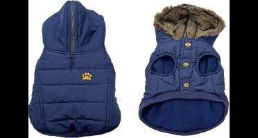 Duvoplus - Hond - Hondenjas Puffer M - 50cm Blauw - 162226