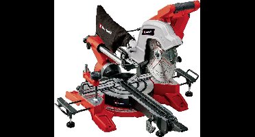 Einhell Elektrische Radiaal Afkort-/Verstekzaag TE-SM 10 L Dual - 1800W - Ø254 mm - Zaagkop kantelbaar naar links en rechts - Met laser - Incl. 48 tands zaagblad