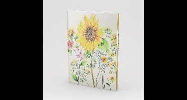 Bookbound notitieboek Peter Pauper Watercolor Sunflower