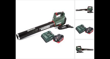 Metabo LB 18 LTX BL accubladblazer 18 V borstelloos + 1x oplaadbare accu 10.0 Ah + lader