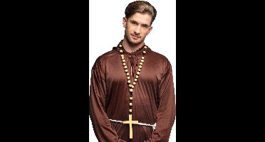 Boland - Ketting Priesterkruis deluxe - Volwassenen - Unisex - Priester -