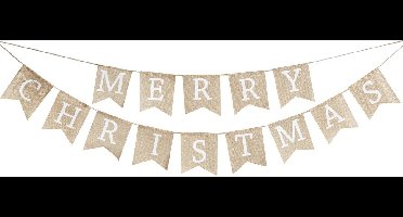 Ginger Ray - Rustic Christmas - Slinger Merry Christmas Jute