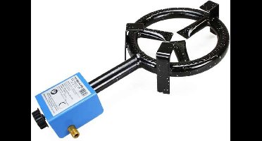 Eurocatch Gasbrander Maxi 5500W - Wokbrander - Camping gasbrander - Incl. Draagkoffer - Blauw