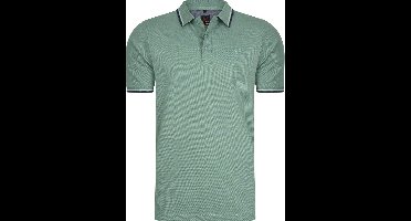 Mario Russo Polo shirt Edward - Polo Shirt Heren - Poloshirts heren - Katoen - Mid Groen