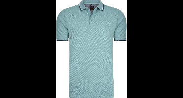 Mario Russo Polo shirt Edward - Polo Shirt Heren - Poloshirts heren - Katoen - Smoke Blauw