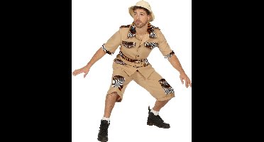 Safari Man Kostuum Kort - Maat 52