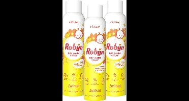 Zwitsal - Robijn Dry Wash Spray - Kleding Opfrisser - 3 x 200ml - Voordeelpack