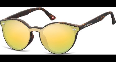 Montana MS46C- zonnebril-havana-goud spiegel
