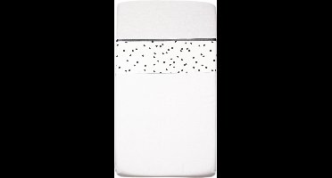 Briljant Baby Wieg Laken Spots - 75x100 - Antraciet