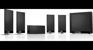 KEF T105 System luidspreker set 5.1 kanalen 650 W Zwart