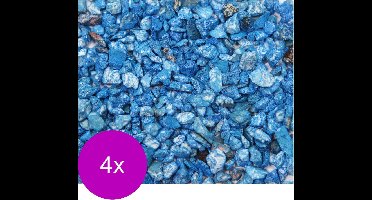 Vdl Aquariumgrind Ocean 1-6 Mm - Aquarium - Siergrind - 4 x 0.9 kg Blauw