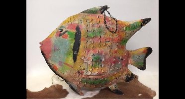 Ijzeren Vis Groot - Picasso - 85x17x67cm