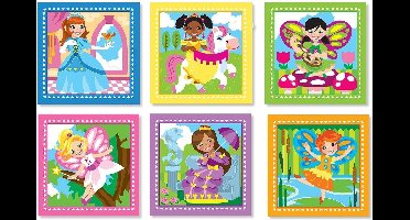 Melissa & Doug - Princess & Fairy Blokken Puzzle