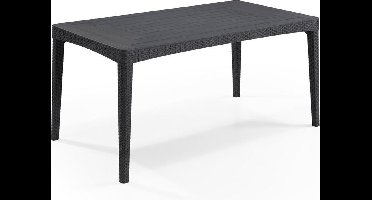 Allibert Girona tuintafel 160x90xH74 cm - graphite
