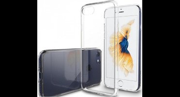 Hoesje geschikt voor Apple iPhone 6 / 6S - Siliconen Transparant TPU Hoesje Gel (Soft Case / Cover)