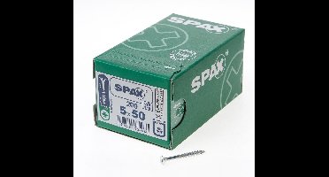 Spax T-star spaanplaatschroef vz pk 5.0x50mm Torx TX20 (500 st)