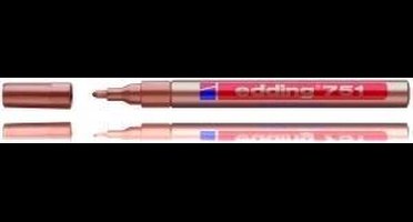 Paintmarker edding 751 oliebasis 1-2mm koper | 10 stuks