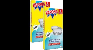 Vapona - Mierenlokdoos - 2 per pak - 2 pakken