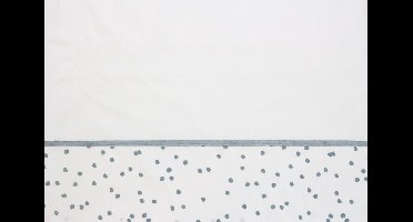 Briljant Baby Wieg Laken Spots - 75 x 100 - Stonegreen