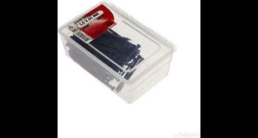 stalen Muur spijker. nagel zwart 3.0x60mm. lang. 100 stuks. Deltafix.