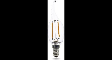 Groenovatie LED Filament Kaarslamp E14 Fitting - 2W - Warm Wit - 118x35 mm - Dimbaar