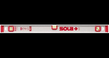 SOLA Alu-waterpas I-prof. met 45° libel I5/30 30cm 3 libellen 1,00mm/m zilver