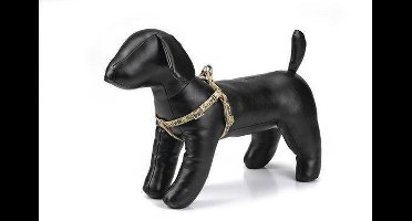 Beeztees Envy borsttuig hond Strike Dog. Verstelbaar. Beige. 46-75 cm