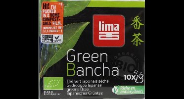 Lima Green bancha thee builtjes 10 zakjes