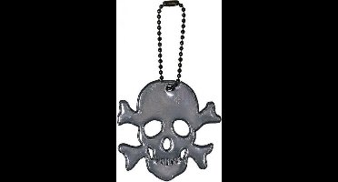 Moses Sleutelhanger Glimmis Doodshoofd 15 Cm Zilver