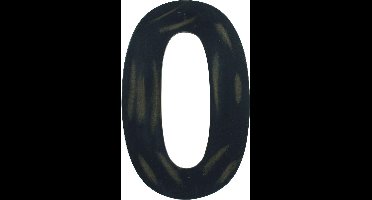 vtwonen Houten Cijfer 0 - Donkergrijs