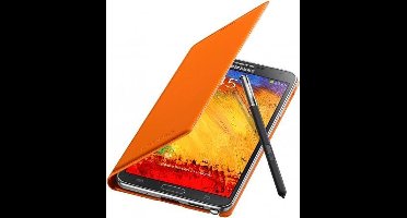 Samsung Flip Wallet voor de Samsung Jet Note 3 - Oranje
