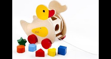 Trekfiguur vormenspel eend