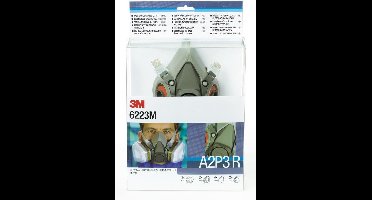 3M 6223 M De272917373 Halfgelaatsmasker-Set A2P3 R Maat: Uni