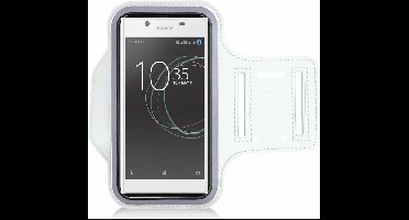 Sony Xperia L1 Sportband Hardloop armband Wit