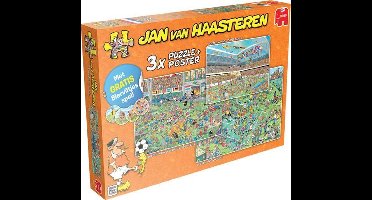 Puzzel Jan Van Haasteren 3 In 1 Voetbal