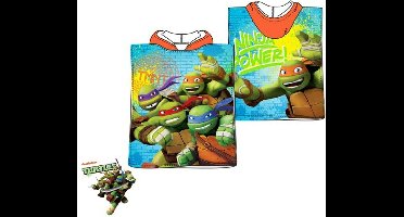 Teenage Mutant Ninja Turtles badponcho - groen - Turtles poncho - 100% katoen