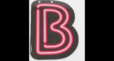 Neon Letter B 24cm