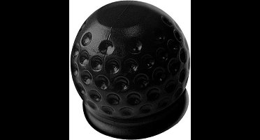 ProPlus Trekhaakdop - Golfbalontwerp - Zwart - Kunststof - 6 cm Diameter