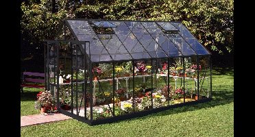 Royal Well - Tuinkas Magnum 148 veiligheidsglas Halls Greenhouses R...