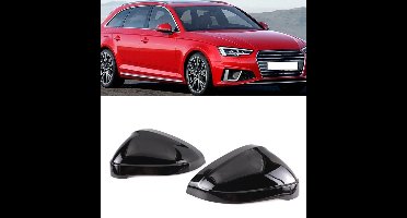 Spiegelkappen Voor Audi A4 B9 A5 5F S4 S5 glans zwart