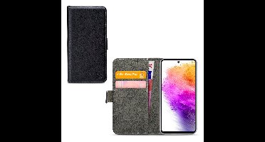 Mobilize - Samsung Galaxy A73 5G Hoesje - Gelly Case Zwart