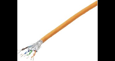 TRU COMPONENTS Netwerkkabel CAT 7 S/FTP 4 x 2 x 0.24 mm² CPR-Dca-gecertificeerd Oranje 305 m