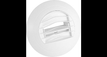 NEDCO ventilatieventiel, D100/125mm, 2 standen, rond, wit