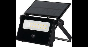 LED Bouwlamp op Solar | Bewegingssensor | 10 Watt | 4500K - Naturel wit