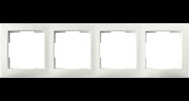 ION | Afdekraam 4-voudig | Mat Alpin wit | E1 serie