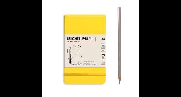 Leuchtturm AGENDALEMOD schrijfblok & schrift A6 184 vel Geel
