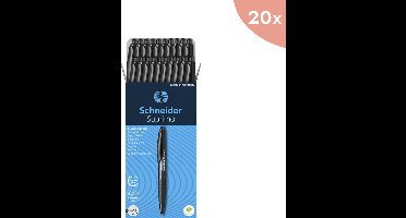 20x Balpen Schneider Suprimo zwart