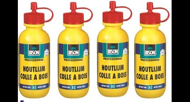 Bison® Houtlijm 75gr d2 - 4 stuks - KD set