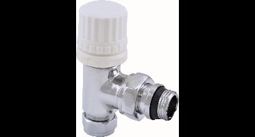 Sanifun luxe thermostaatventiel 1/2 inch met knel aansluiting 15 mm haaks